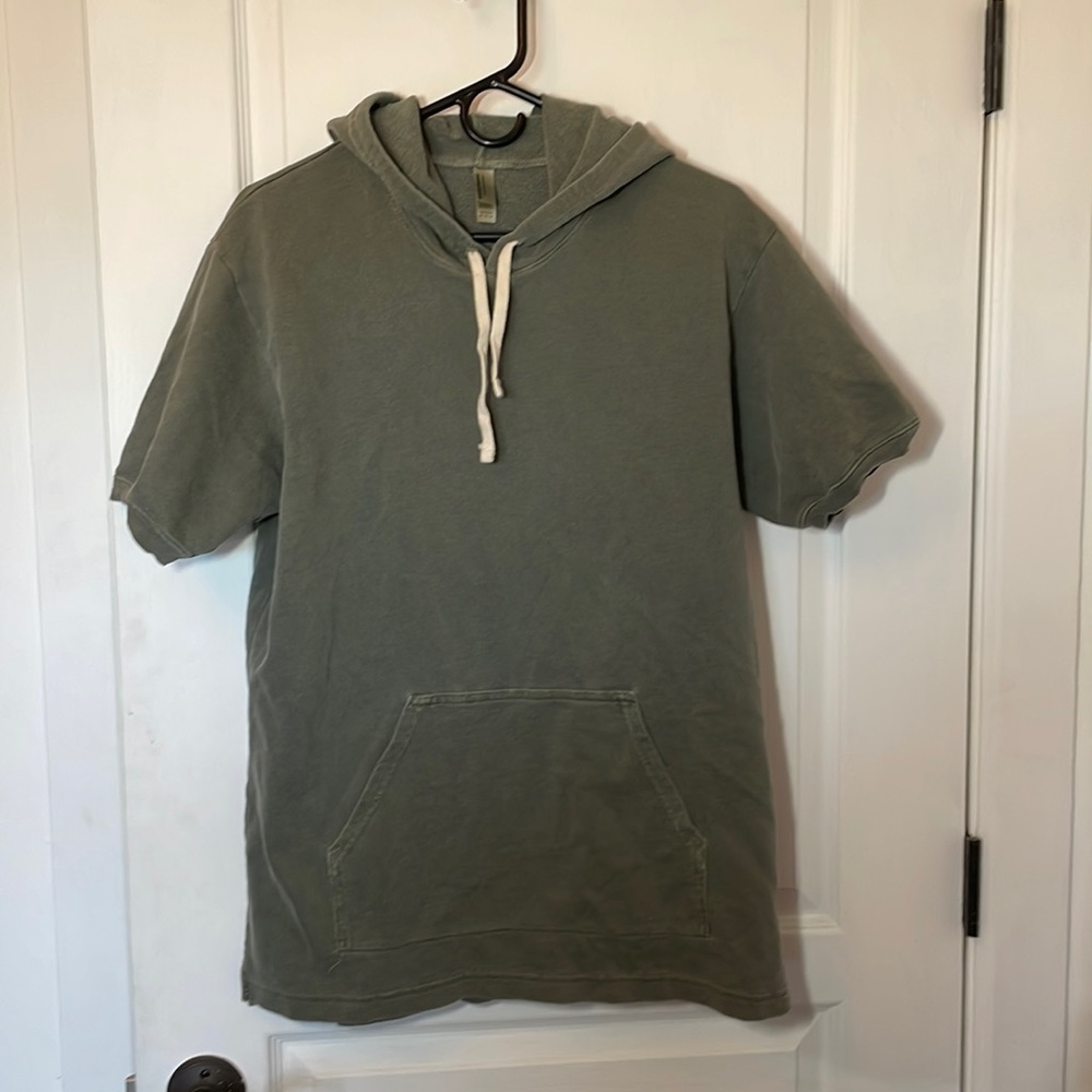 American Apparel French terry short sleeved hoodie